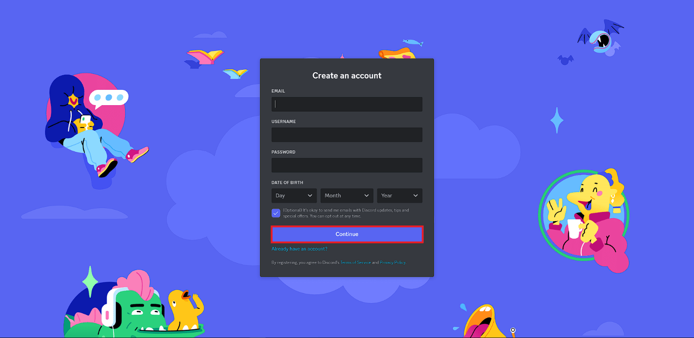 Haga clic en Continuar