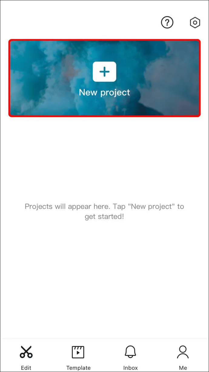 Toca Nuevo proyecto