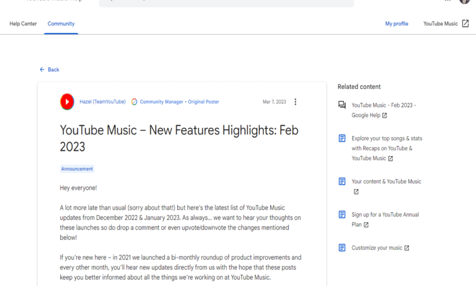 Nueva actualización de YouTube Music para descargar automáticamente canciones reproducidas recientemente