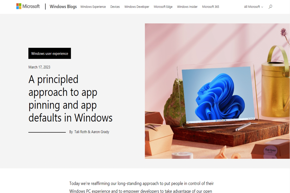 Microsoft facilitará el cambio de aplicaciones predeterminadas en Windows 11