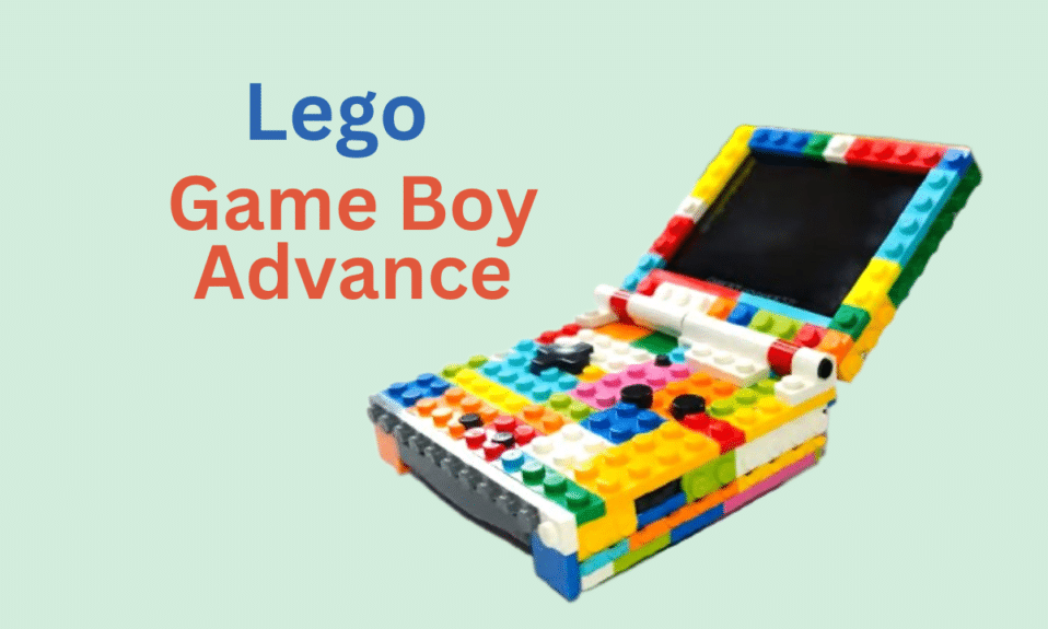 Videojugador crea una Game Boy Advance SP jugable con ladrillos LEGO