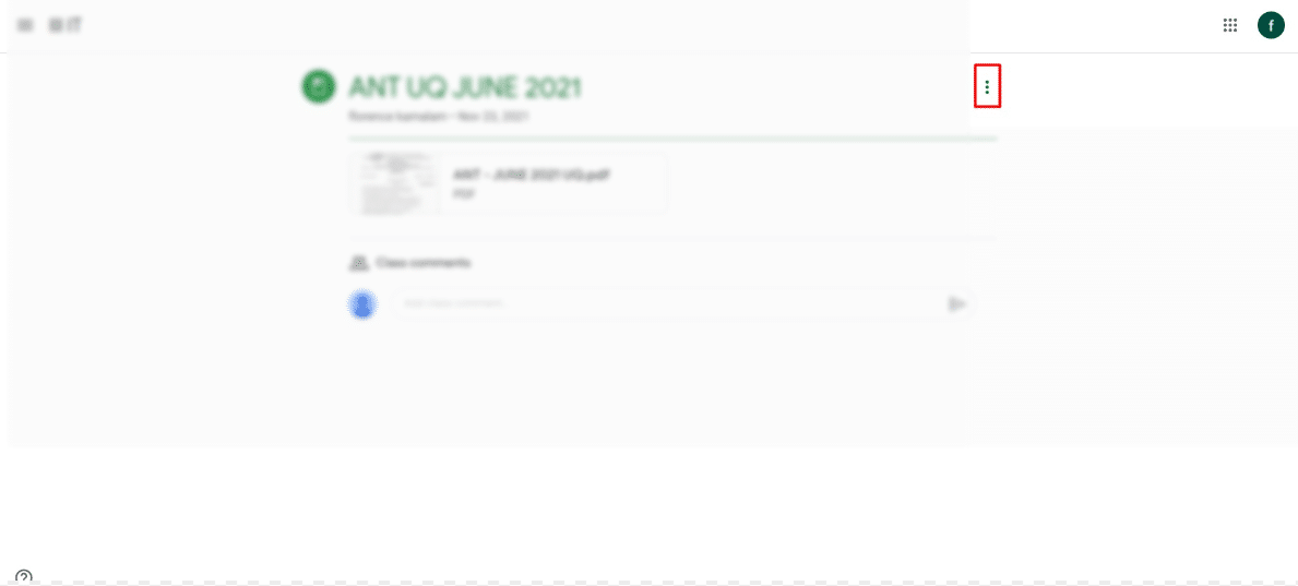 Haga clic en el icono de tres puntos del archivo que desea eliminar