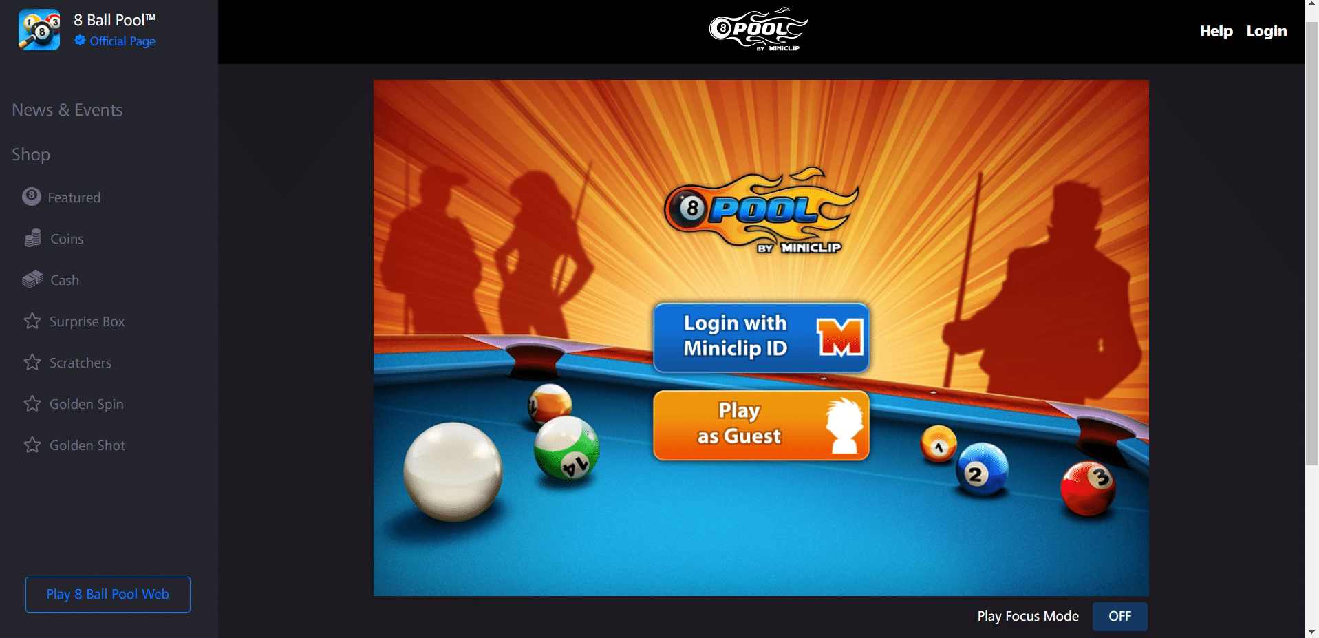 Sitio web de Piscina de Bolas 8