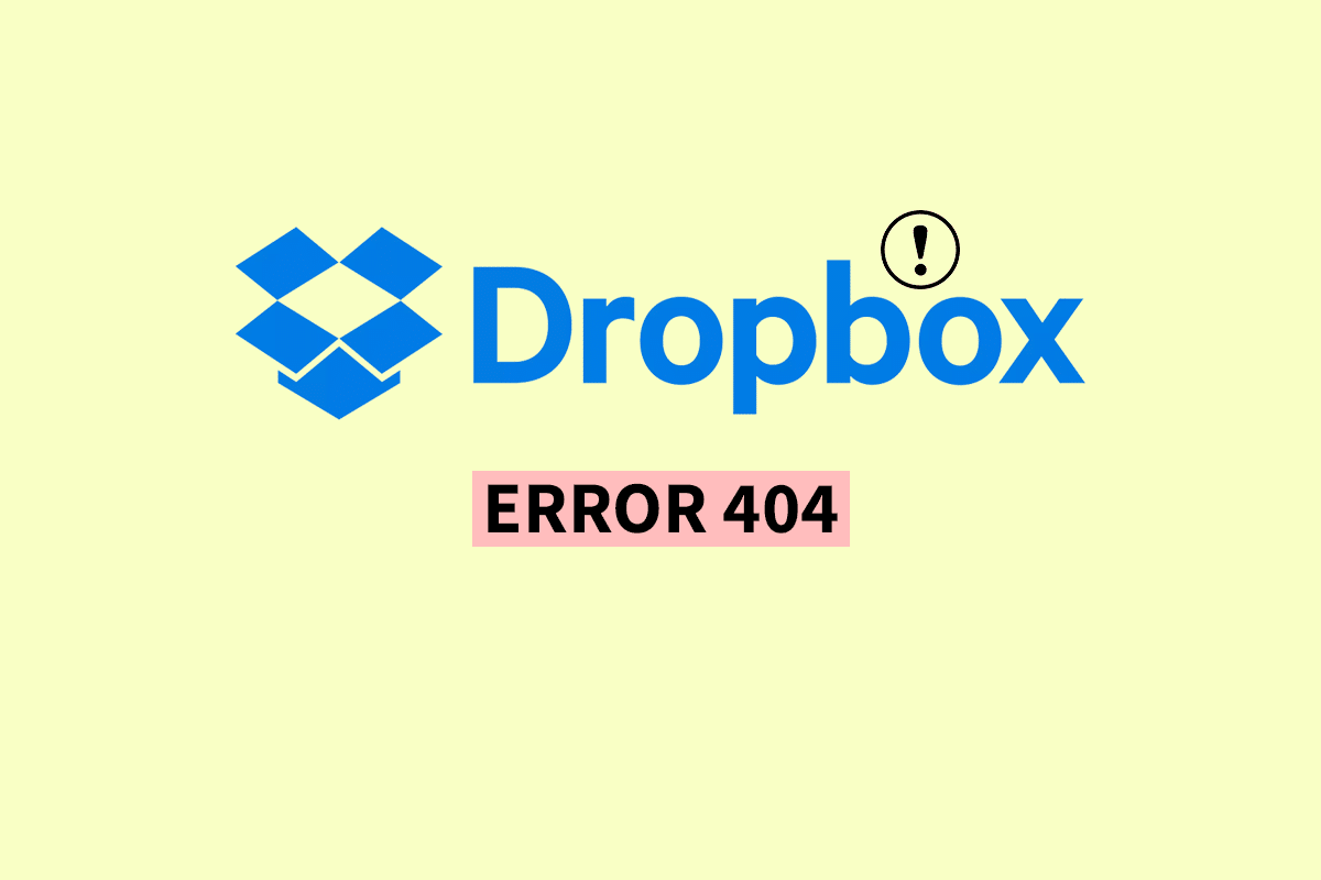 Solucionar el error 404 de Dropbox