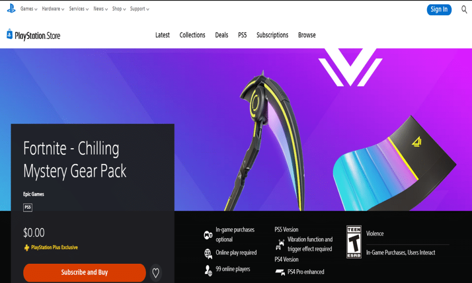 Fortnite lanzó un nuevo paquete para PlayStation