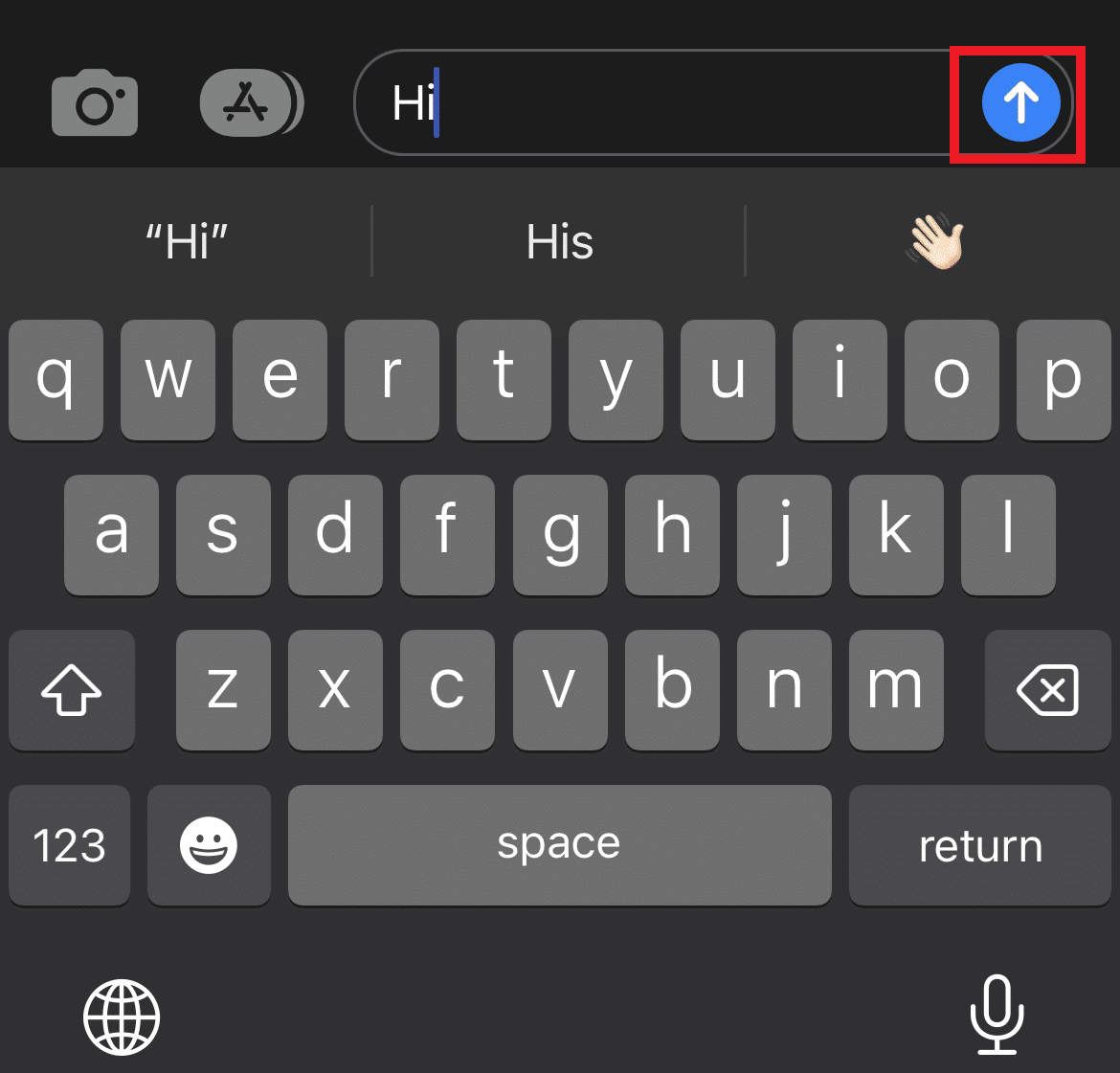 Toca la flecha azul. Cómo saber si tu iPhone está bloqueado sin llamar