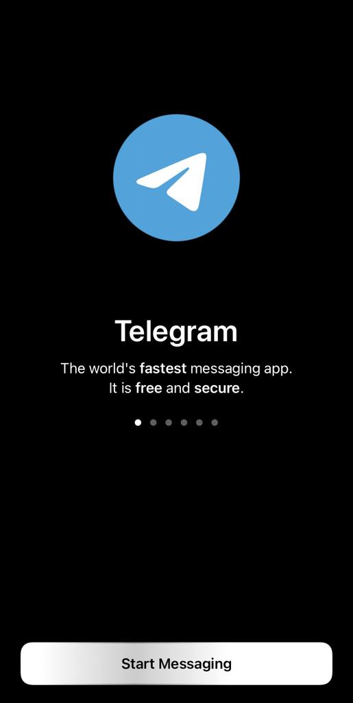Telegrama de imagen de inicio