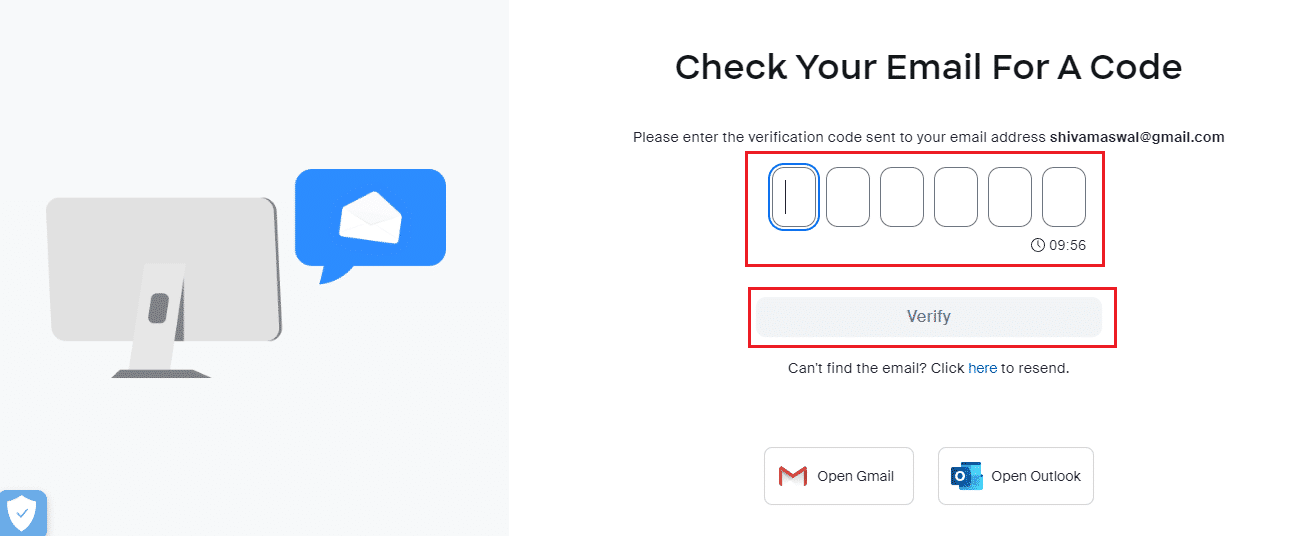 Copie y pegue el código de activación y haga clic en Verificar |  ¿Cómo accedo a mi cuenta de Zoom?