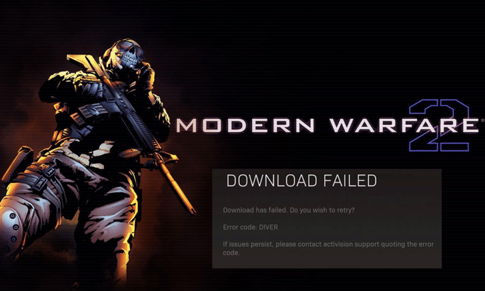 Arreglar el buzo de código de error de Call of Duty Warzone 2