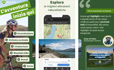 Aplicación Komoot Komoot