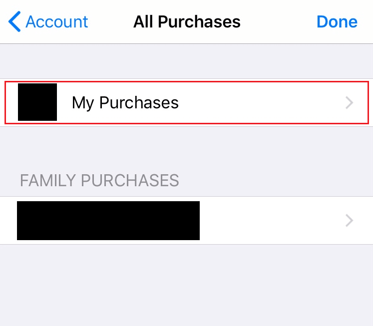 Toca Mis compras |  Cómo eliminar el historial de descargas de aplicaciones en iPhone 