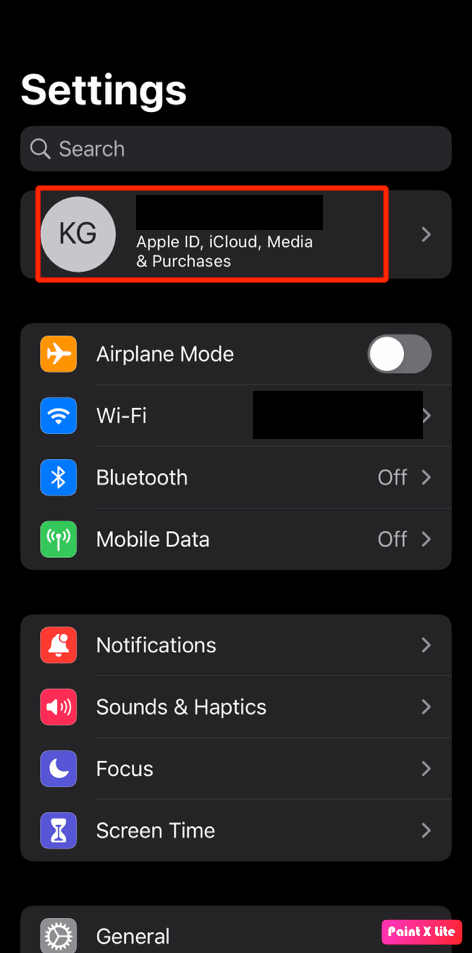 toca tu ID de Apple