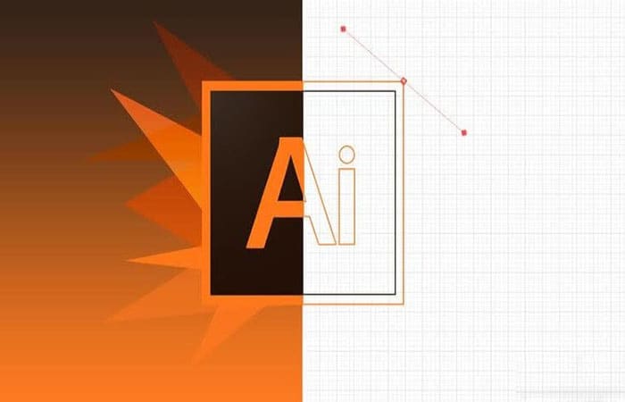 Cubo de pintura en Illustrator