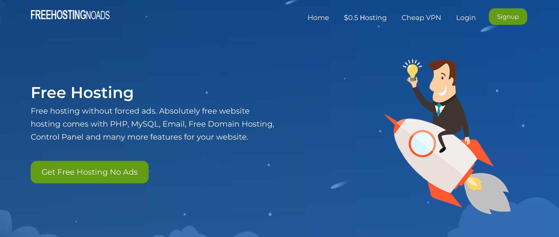 Freehostingnoads Alojamiento de WordPress