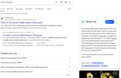 Chat de Bing (GPT-4) en Google