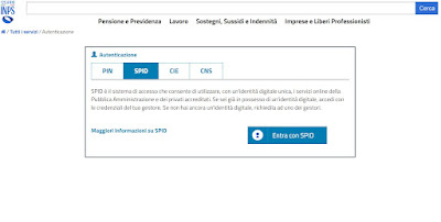 inicio de sesión INPS