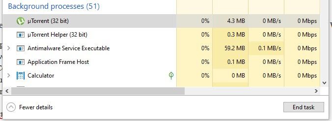 administrador de tareas finales