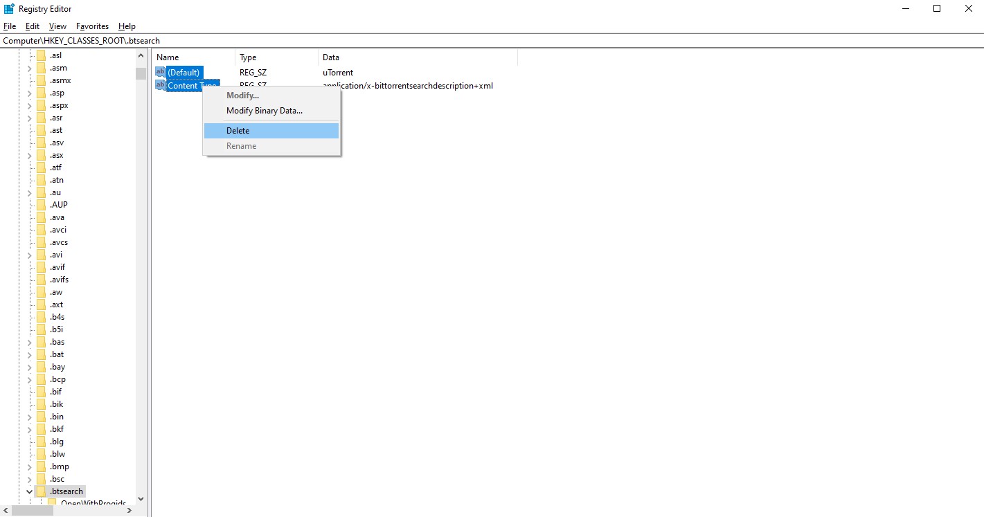 eliminar utorrent
