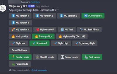 Configuraciones de medio viaje