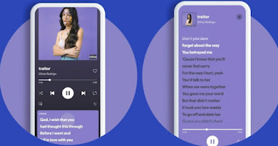 Transmisión de letras de canciones