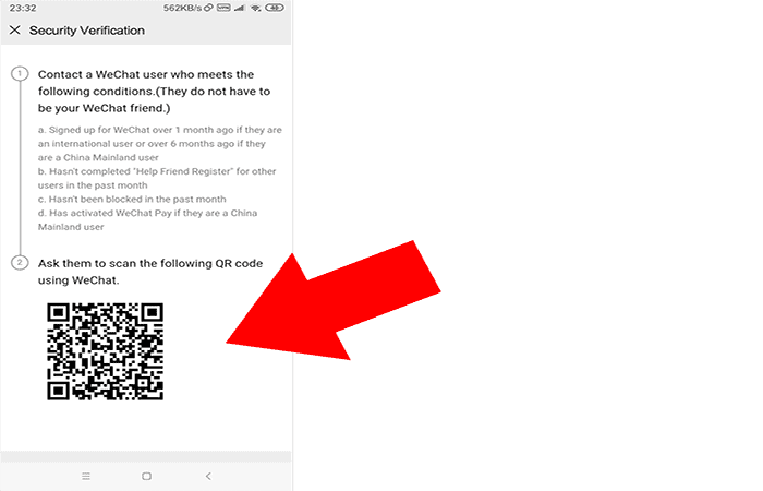 Escaneo de código QR 