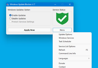Bloqueador de actualizaciones de Windows