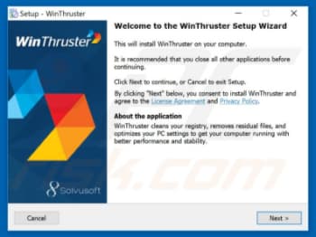 Cómo reparar o desinstalar Winthruster