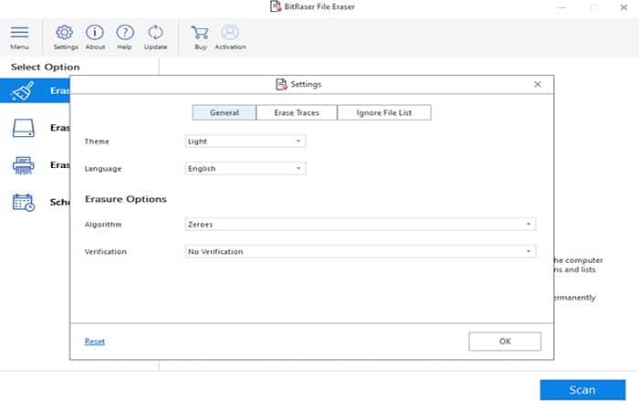 Configuración -> General
