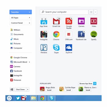 Pokki start menu