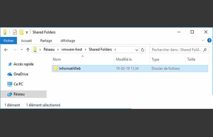 \ vmware-host Shared Folders
