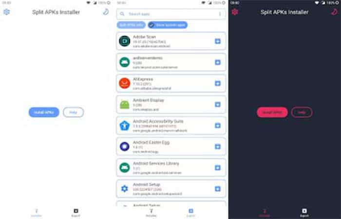 Instalador de APK dividido (SAI)