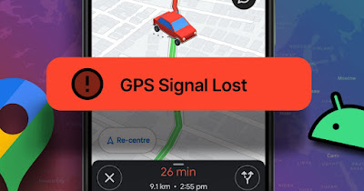 Se perdió la señal GPS Android señal GPS perdida