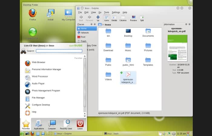Paquetes de servicio para Linux