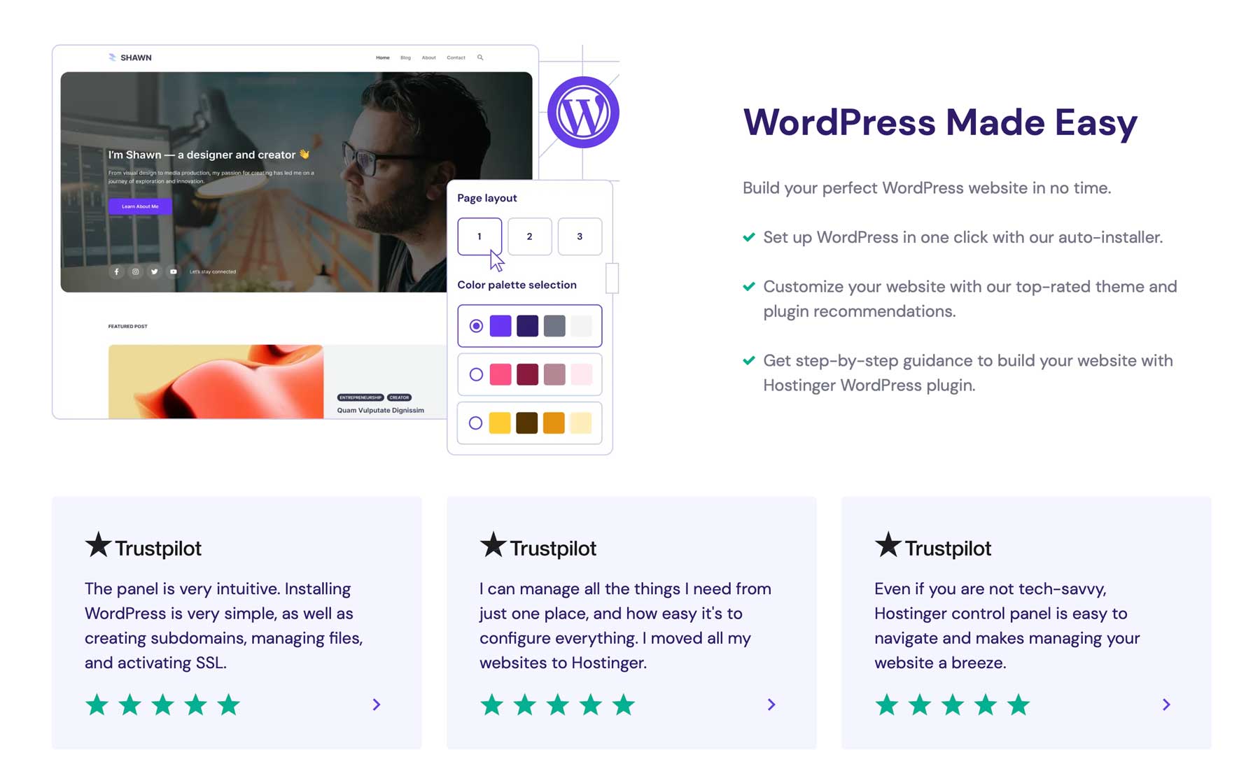 Complemento de WordPress para Hostinger