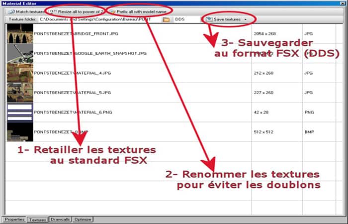 carpeta de texturas de FSX o P3D