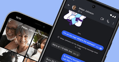 Aplicación para mensajes y vídeos.