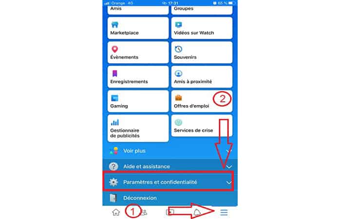 Configuración y privacidad