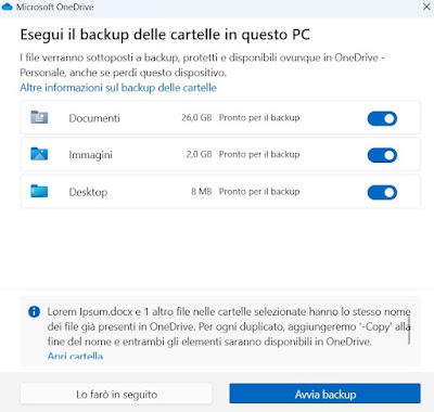 Copia de seguridad de OneDrive