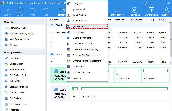 Corrige la información de arranque