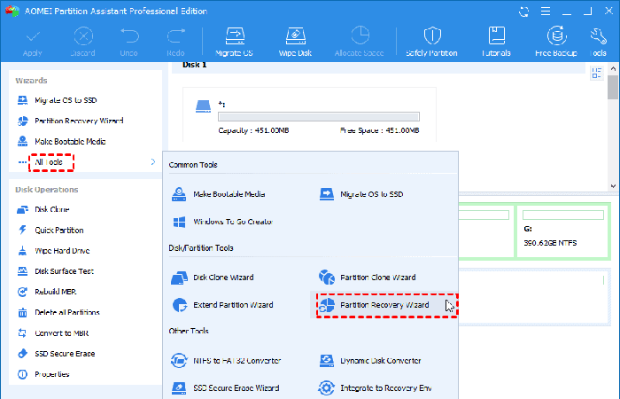 Recupera la partición de arranque eliminada