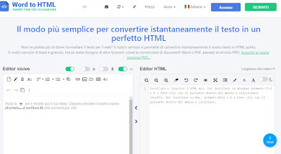 Editor HTML visual