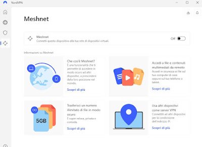 Red de malla NordVPN