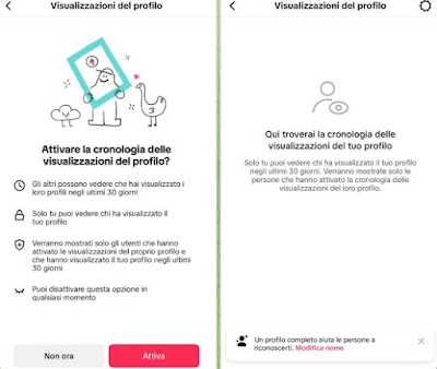 Vista de perfil