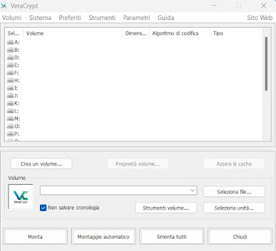 Aplicación VeraCrypt Cifrado verdadero