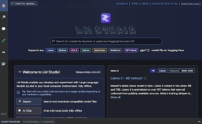 Chat de LLM en PC estudio de cine