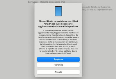Restauración del iPad