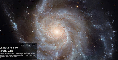 Mira el cielo espacial