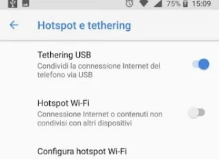 USB Tethering