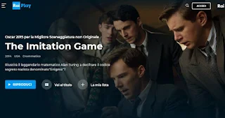 Sitio web de RaiPlay raiplay