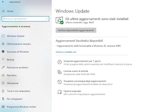 Actualizaciones de Windows 10